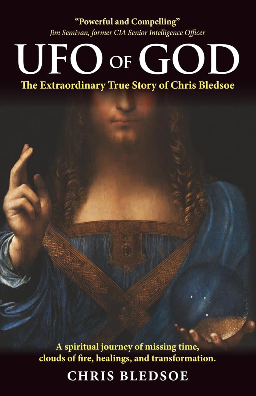 UFO of GOD book cover by Chris Bledsoe